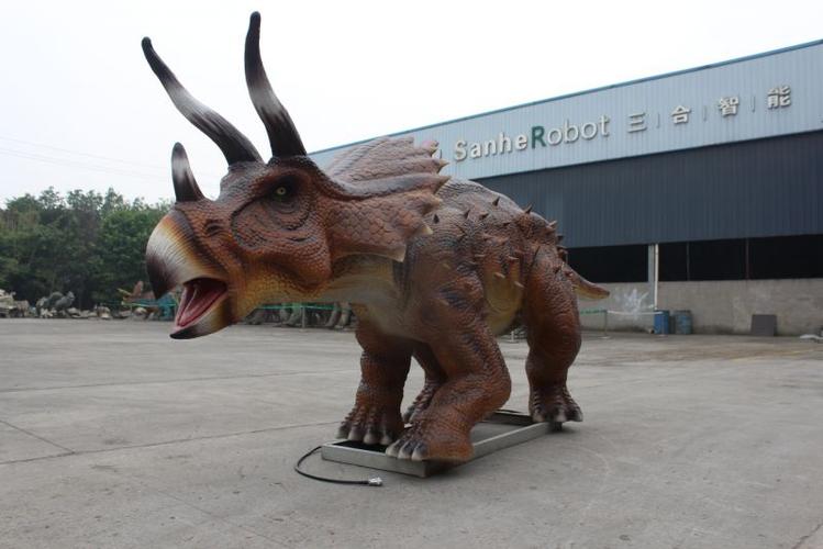 仿真恐龙模型机电恐龙模型定制工厂大型仿真三角龙