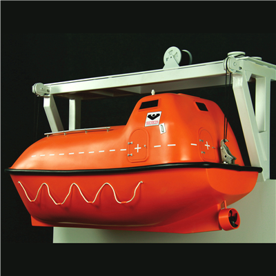海艺坊船模工厂 80cm 抛落式救生艇模型定做 救生筏模型制作